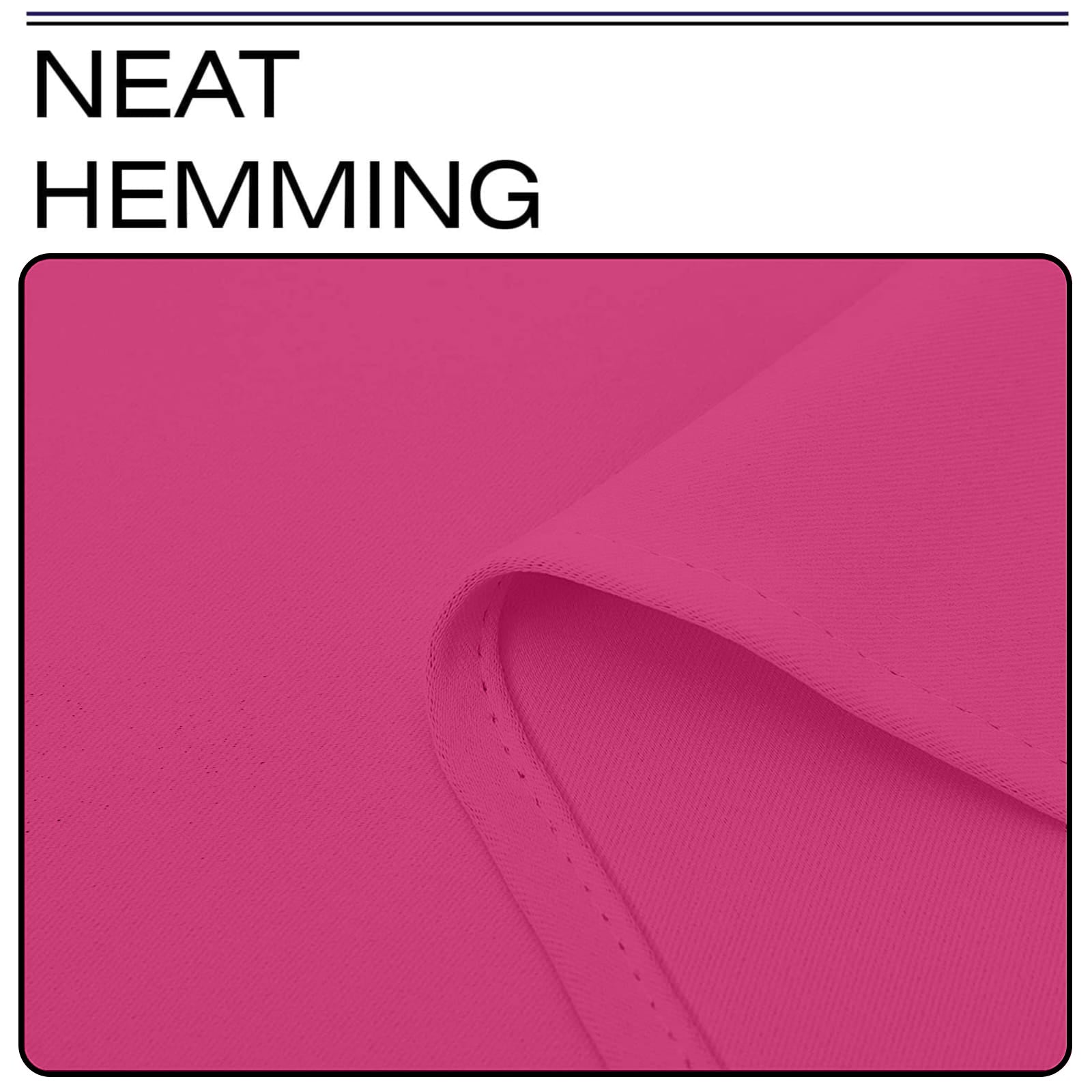 Fuchsia Pink Blackout curtains Eyelet Ready Made Pair & 2 Tie Backs