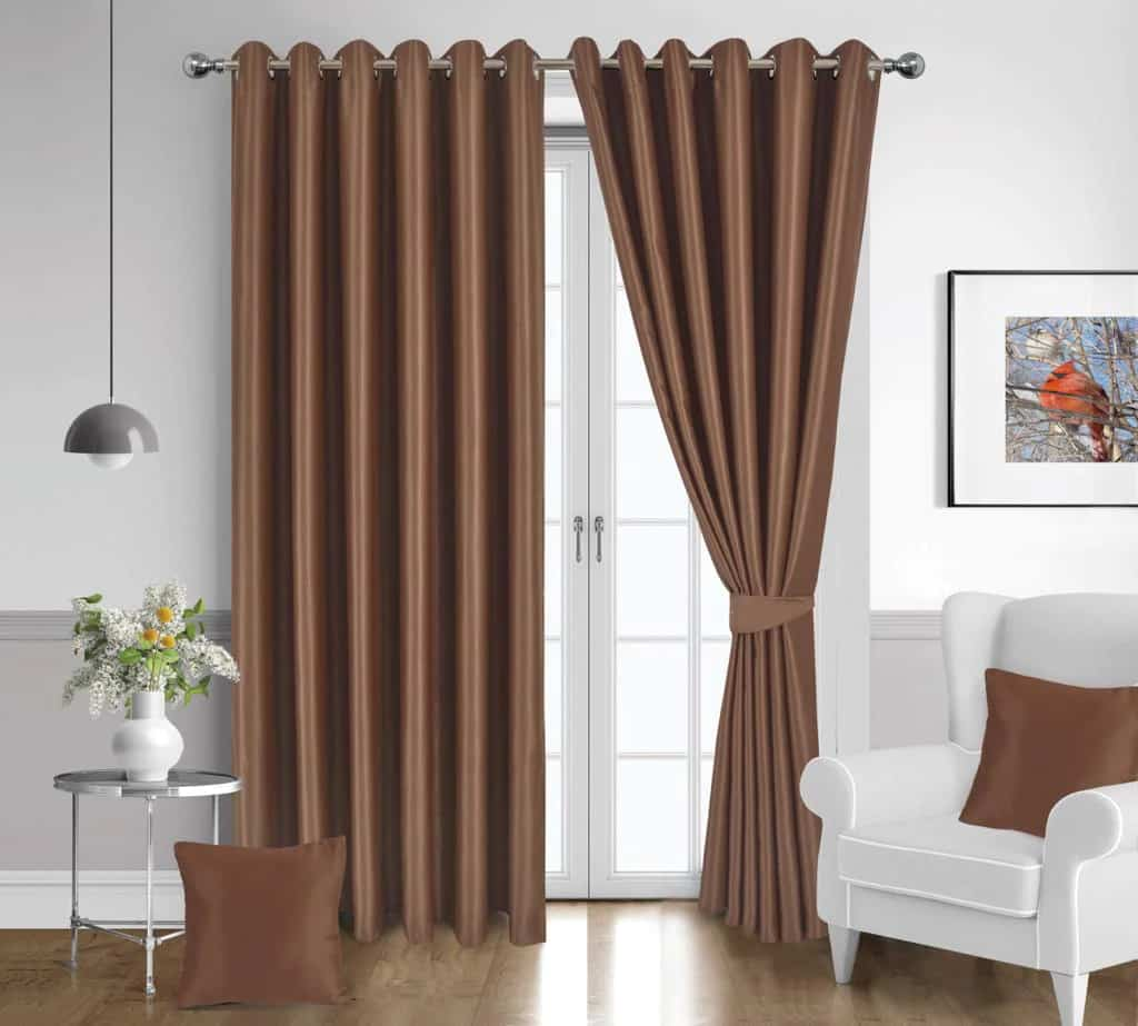 Brown  blackout Curtains for Bedroom 