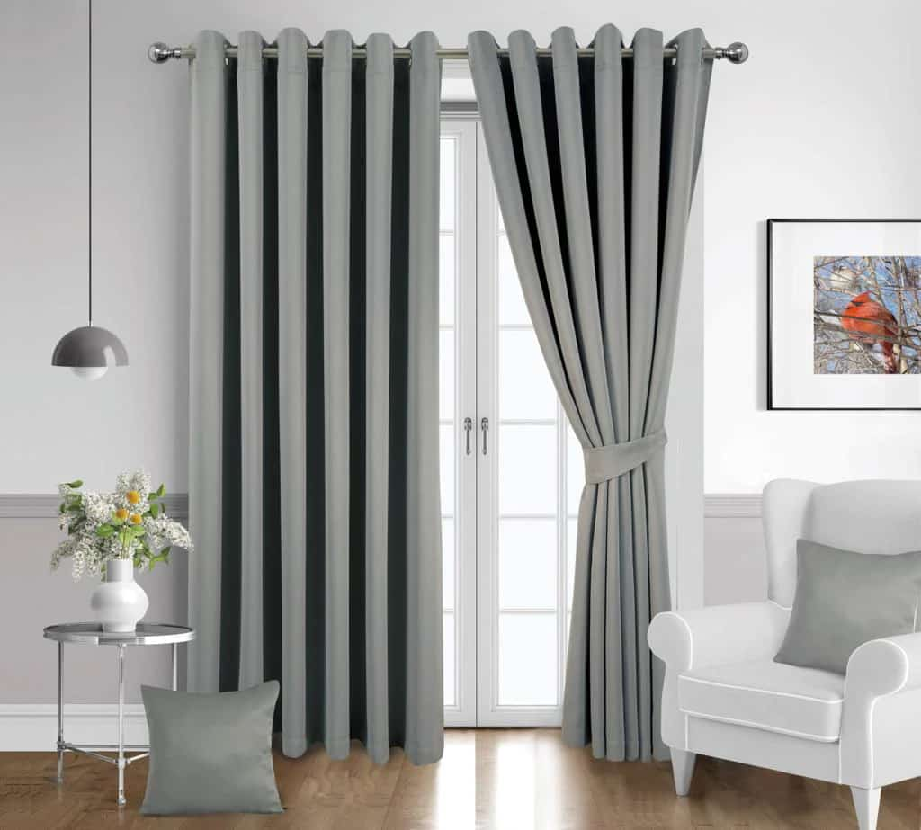 Grey Blackout Curtains Achieve Total Darkness