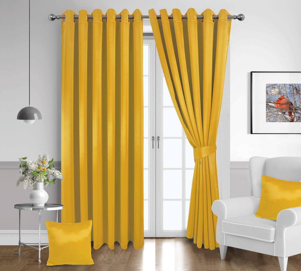 Milanocollections - Premium Blackout Readymade Eyelet & Pencil Pleat Curtains - 99% Light Blocking, Noise Reduction, Energy Efficient