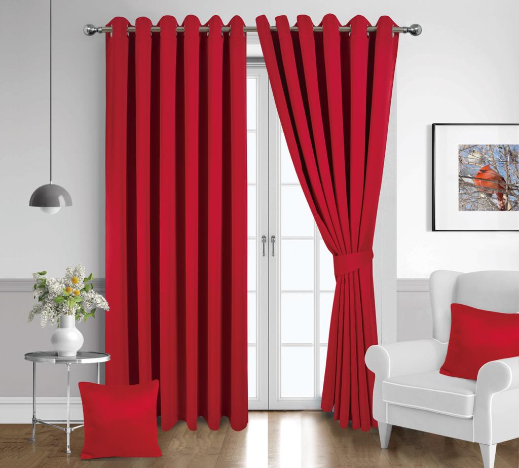 Milanocollections - Premium Blackout Readymade Eyelet & Pencil Pleat Curtains - 99% Light Blocking, Noise Reduction, Energy Efficient